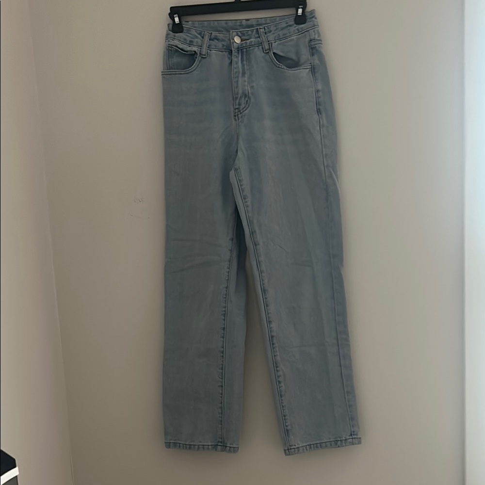 SHEIN Light Blue Denim Jeans